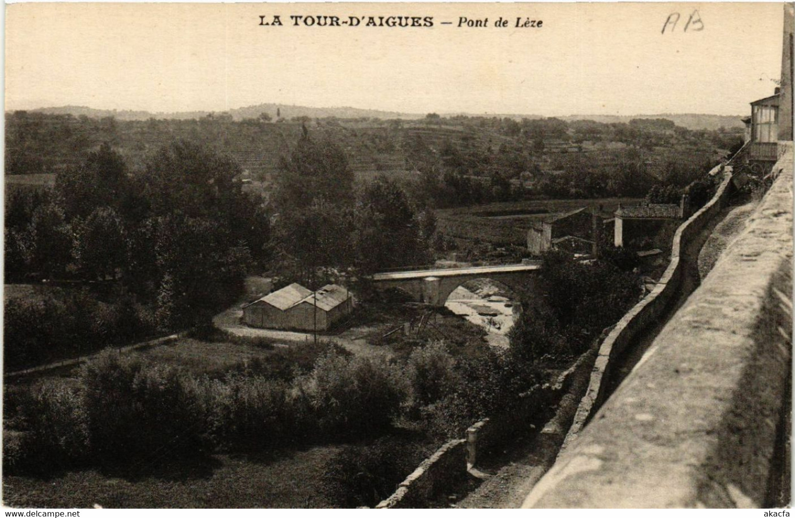 CPA La TOUR-d'AIGUES - Pont De Leze (511742) - La Tour D'Aigues