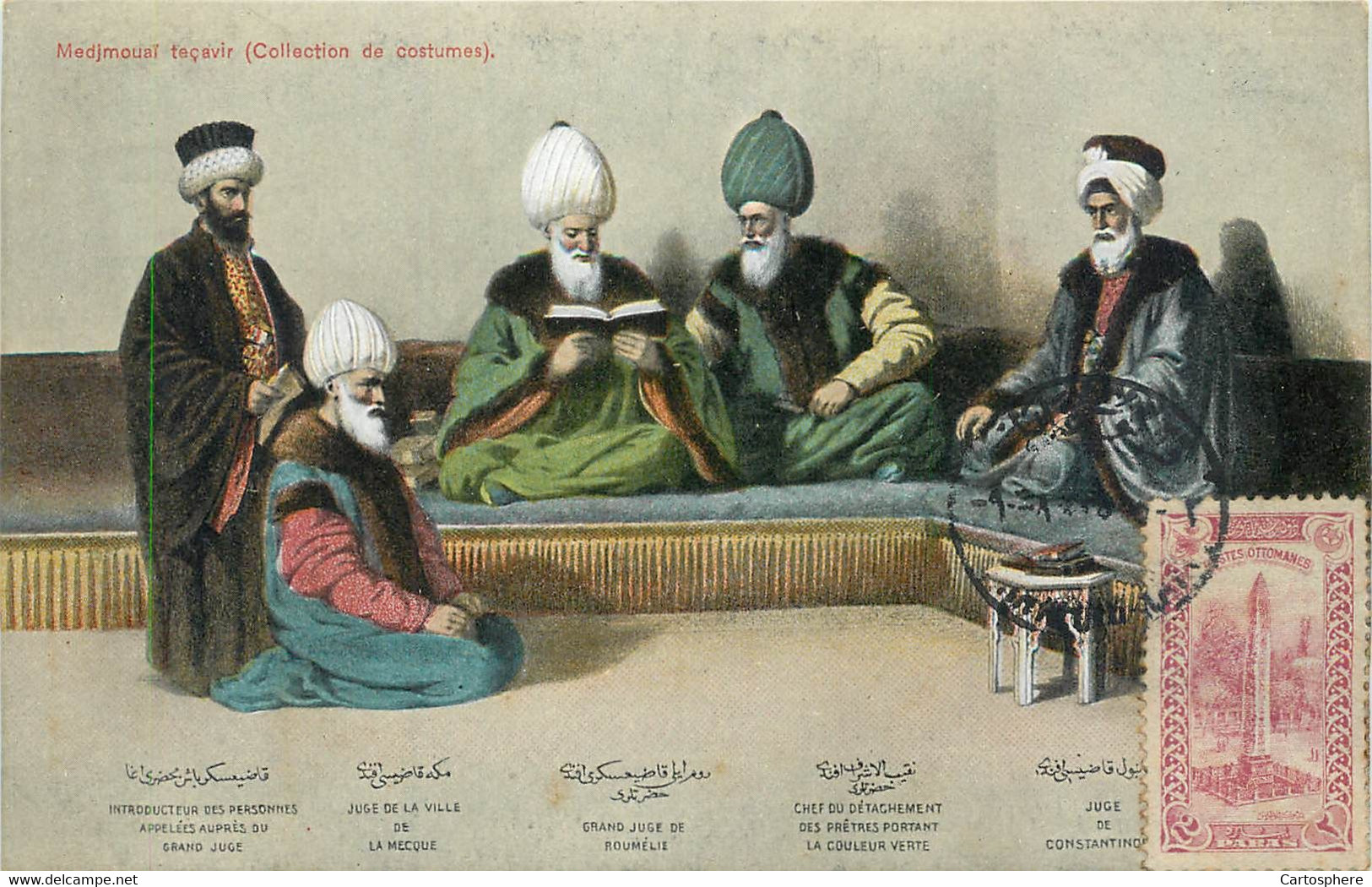 CPA Europe Turquie Collection De Costumes Medjmouaï Teçavir - Etat - Türkei