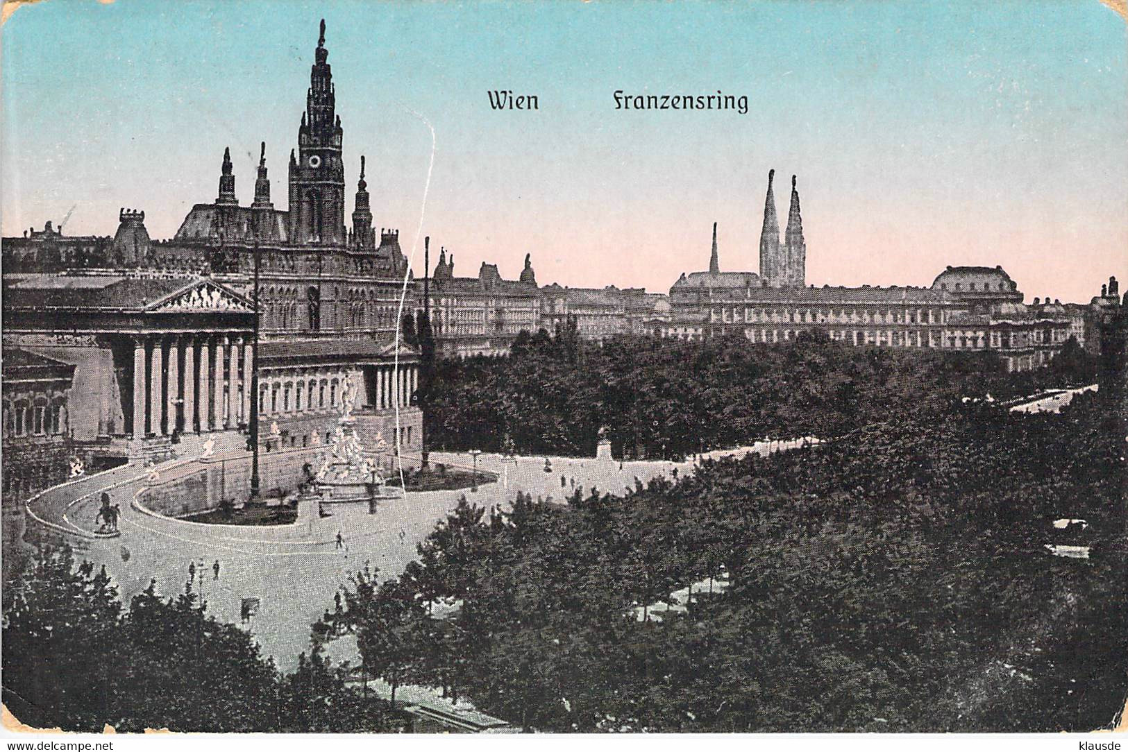 Wien - Franzensring 1919 - Ringstrasse
