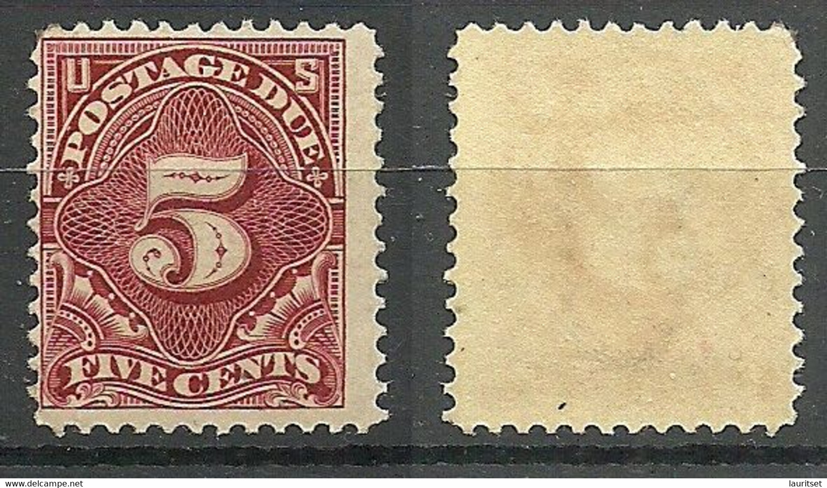 USA 1910 Postage Due Portomarke Michel 32 A (perf 12) MNH - Strafport