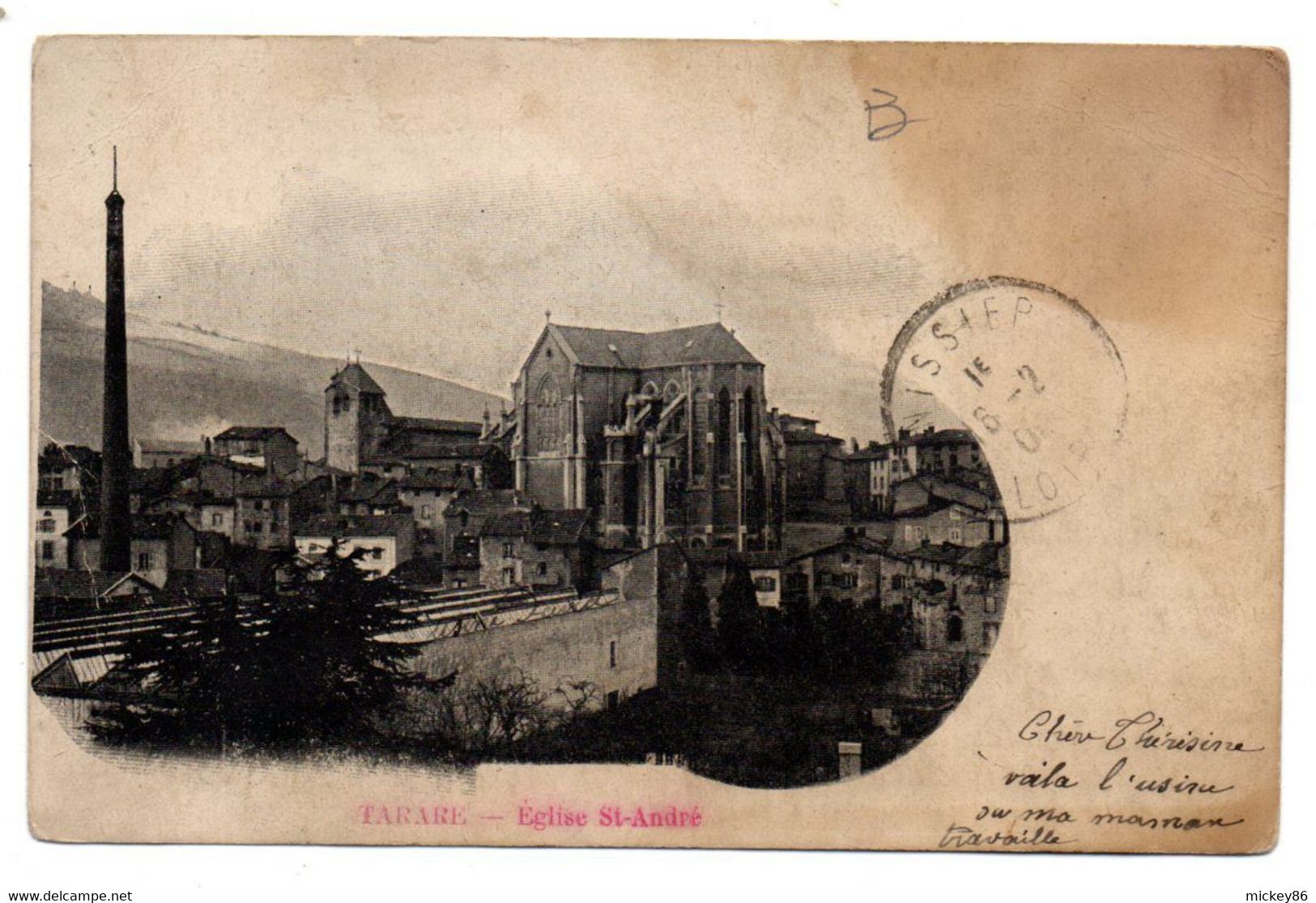 TARARE --1905---Eglise  Saint André .........................à Saisir - Tarare