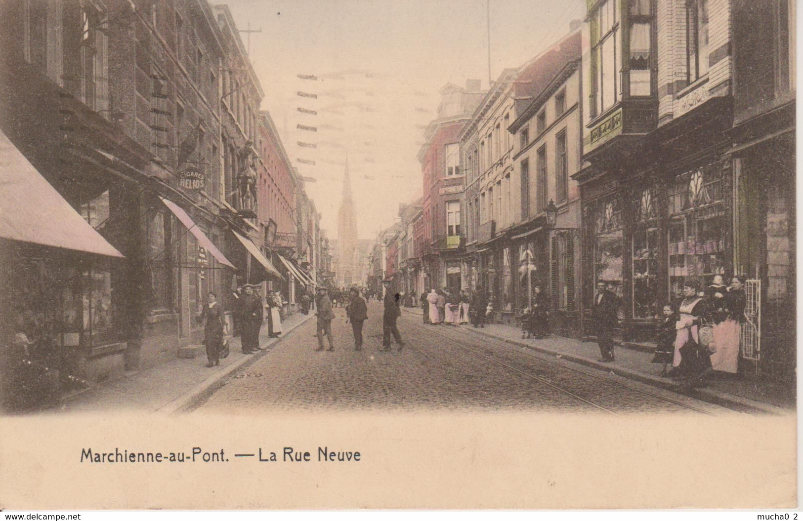 MARCHIENNE AU PONT - LA RUE NEUVE - COULEURS - Charleroi