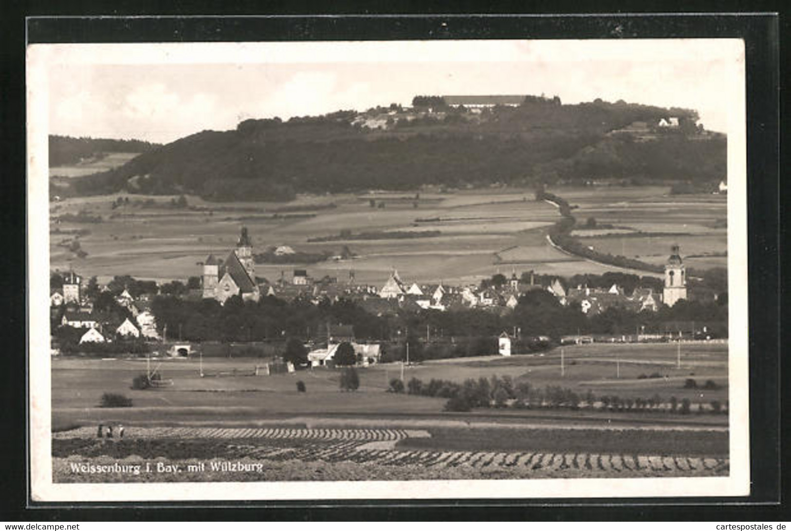 AK Weissenburg I. Bay., Gesamtansicht Mit Wülzburg - Weissenburg