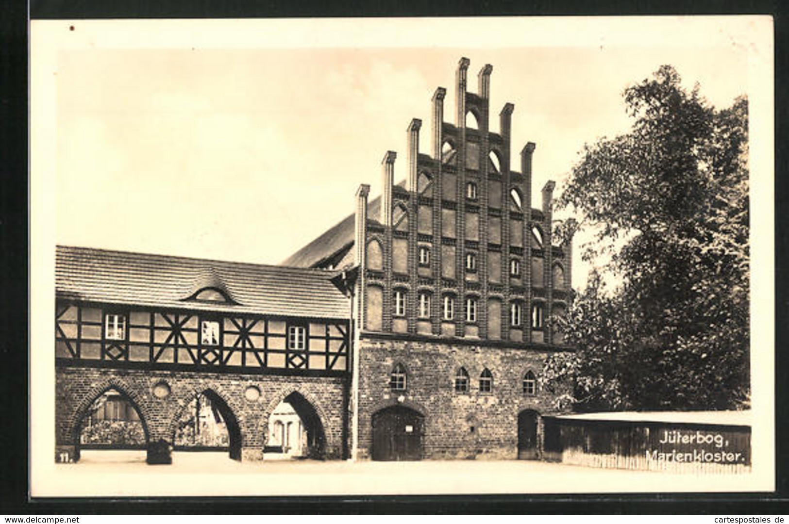 AK Jüterbog, Blick Zum Marienkloster - Jueterbog