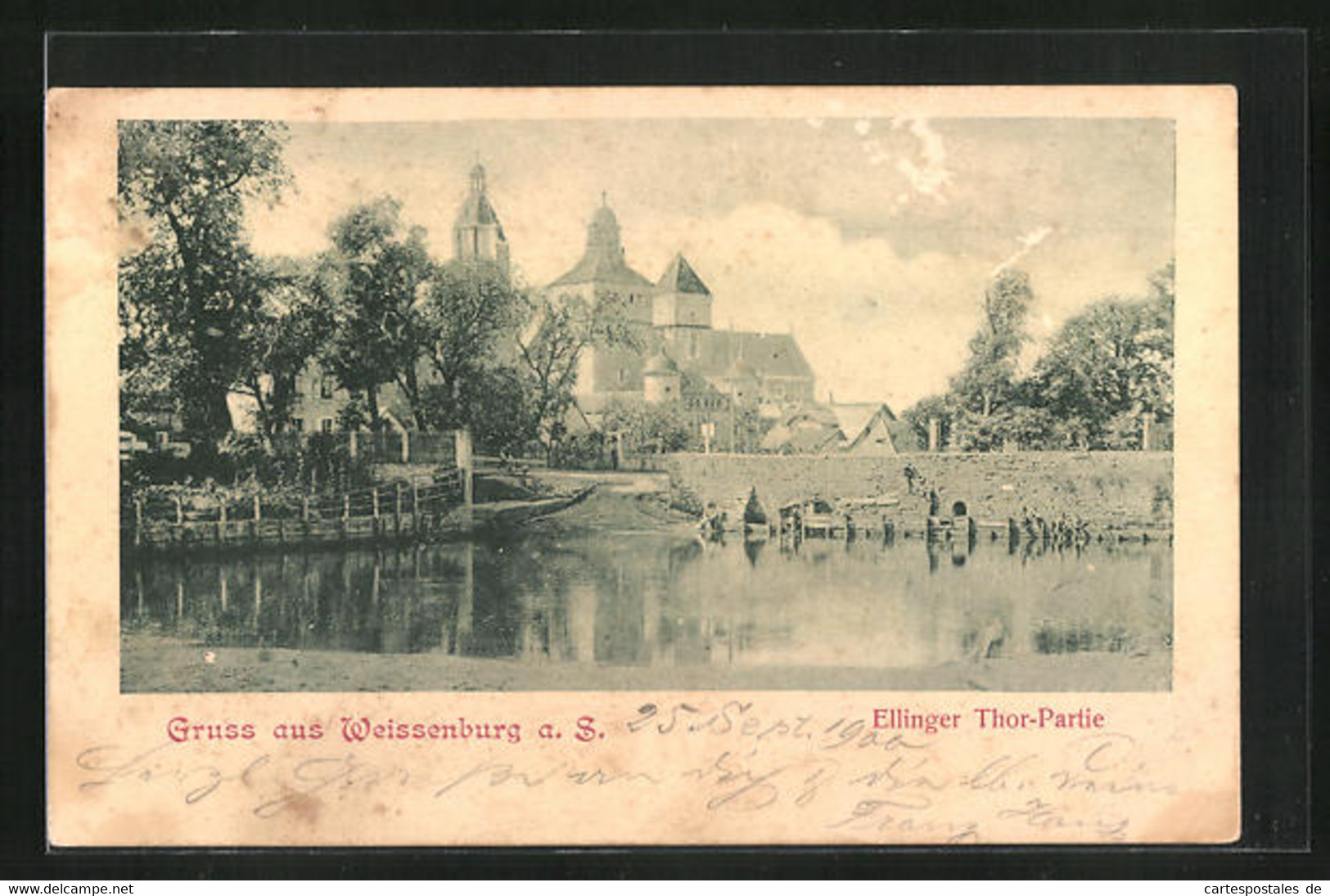 AK Weissenburg A.S., Ellinger Thor-Partie - Weissenburg