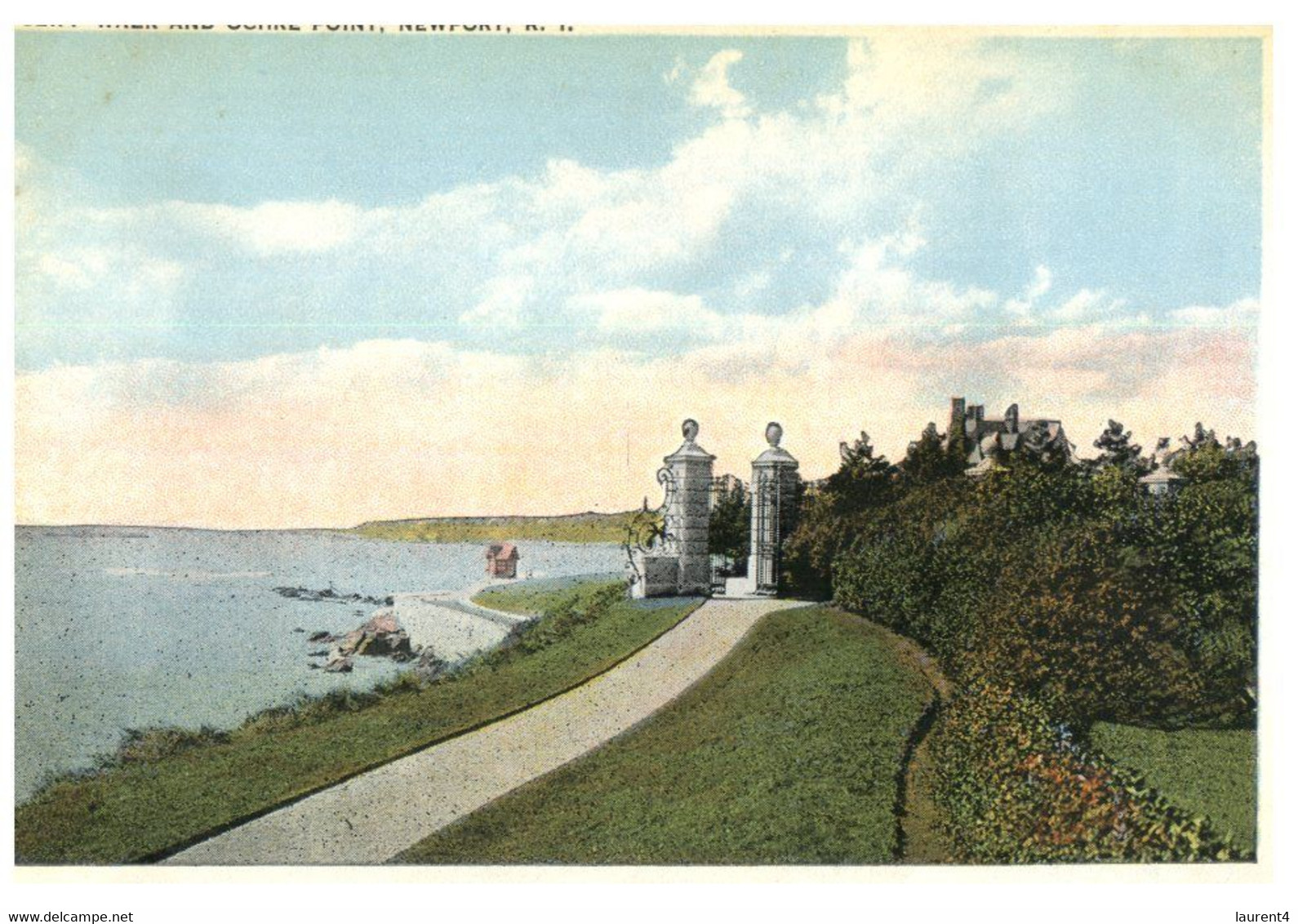 (SS 27) Very Old - USA - Newport Rhode Island - Cliff Walk And Ochre Point - Newport