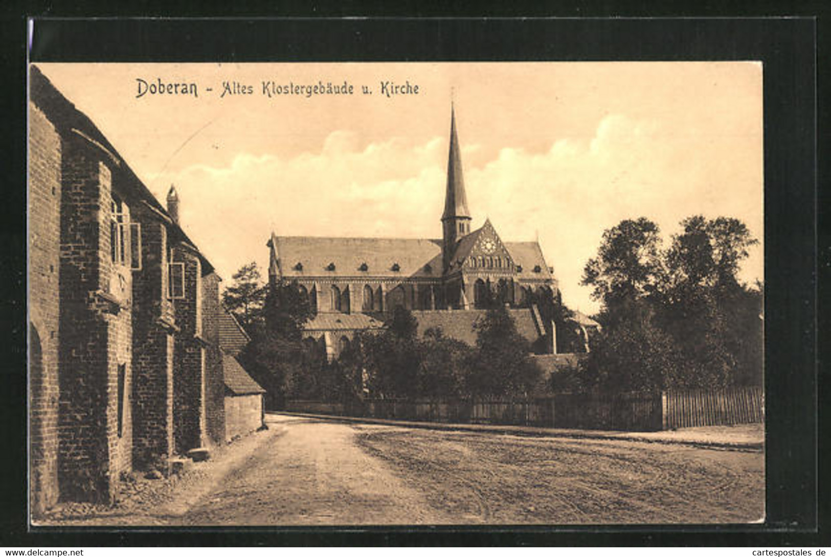 AK Doberan, Altes Klostergebäude Und Kirche - Bad Doberan
