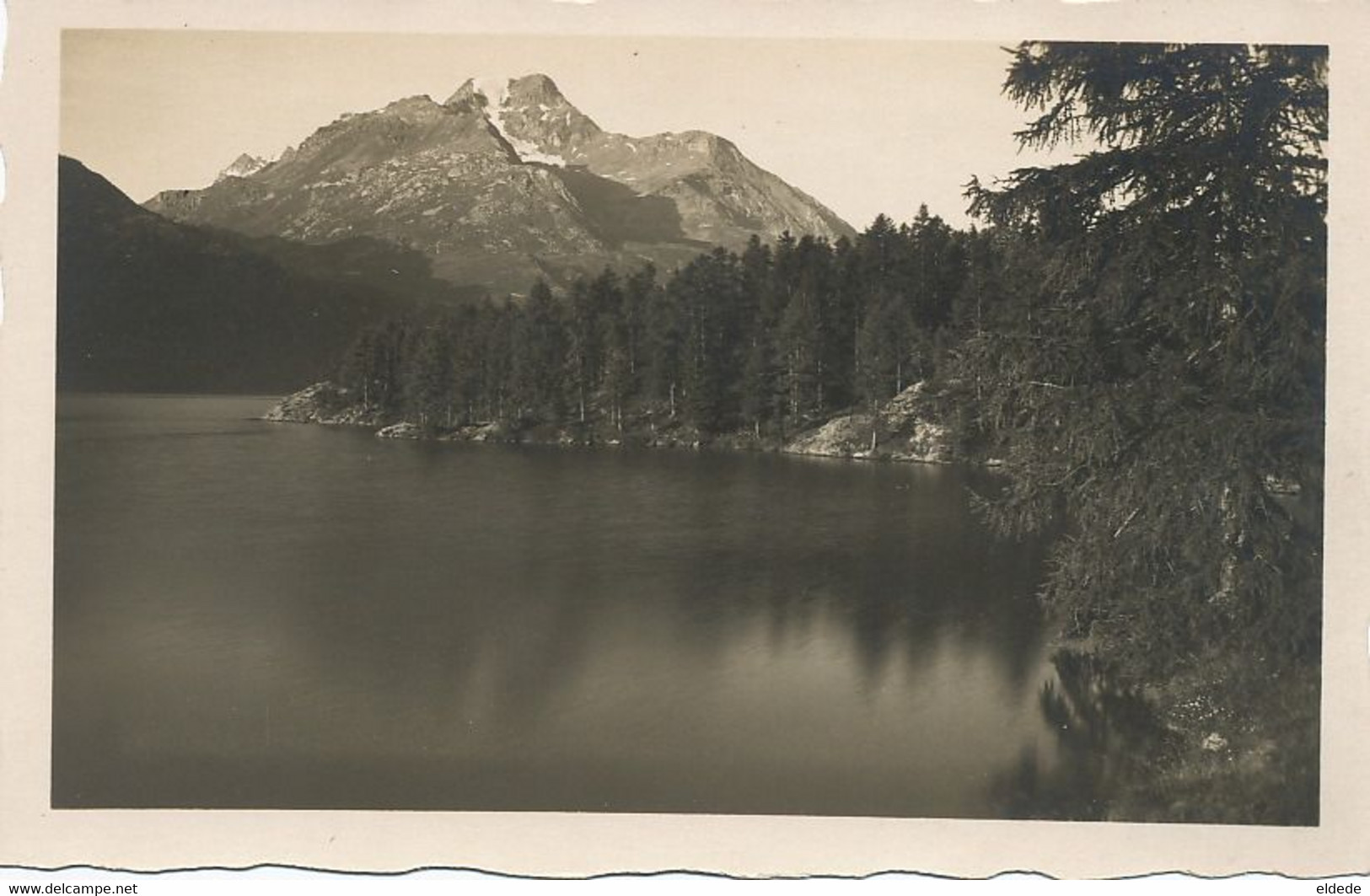 Real Photo Sils Maria Im Engadin  Chasté  Blick Auf Piz Della Margna - Sils Im Engadin/Segl