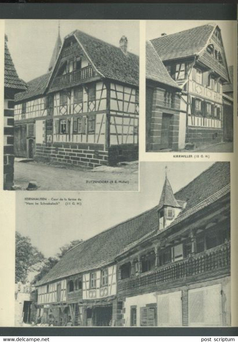Photo - Reproduction - Document Imprimé - Photos Alsace - Buswiller Zutzendorf Weyersheim Issenhausen Kirrwiller - Lugares