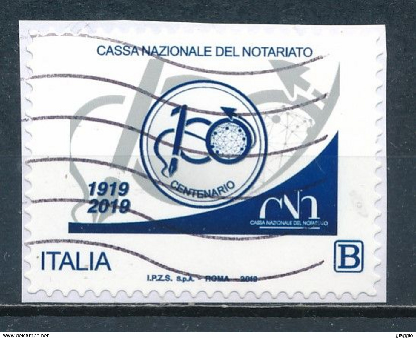 °°° ITALIA 2019 - CASA NAZIONALE DEL NOTARIATO °°° - 2011-20: Oblitérés