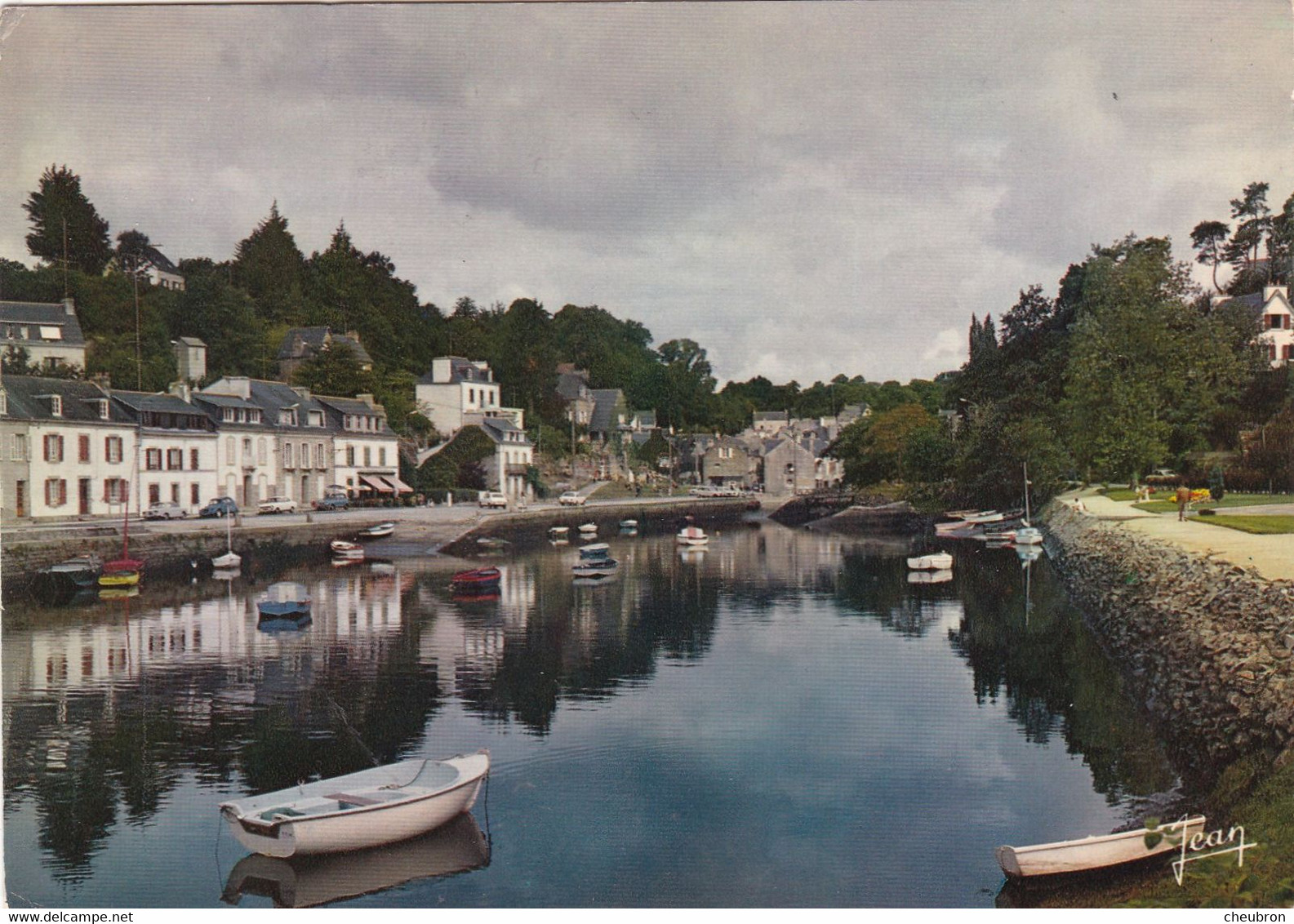 29. PONT AVEN. LES QUAIS. ANNEE 1974 + TEXTE - Pont Aven