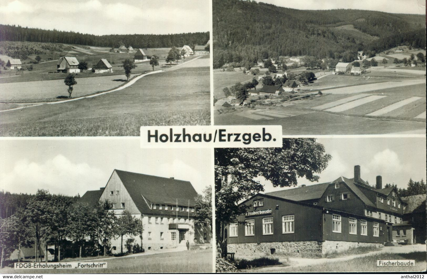 Rarität MB Holzhau Ertgebirge FDGB-Heim Fortschritt - Fischerbaude - Wohnhäuser 20.9.1960 VEB Bild Und Heimat - Holzhau