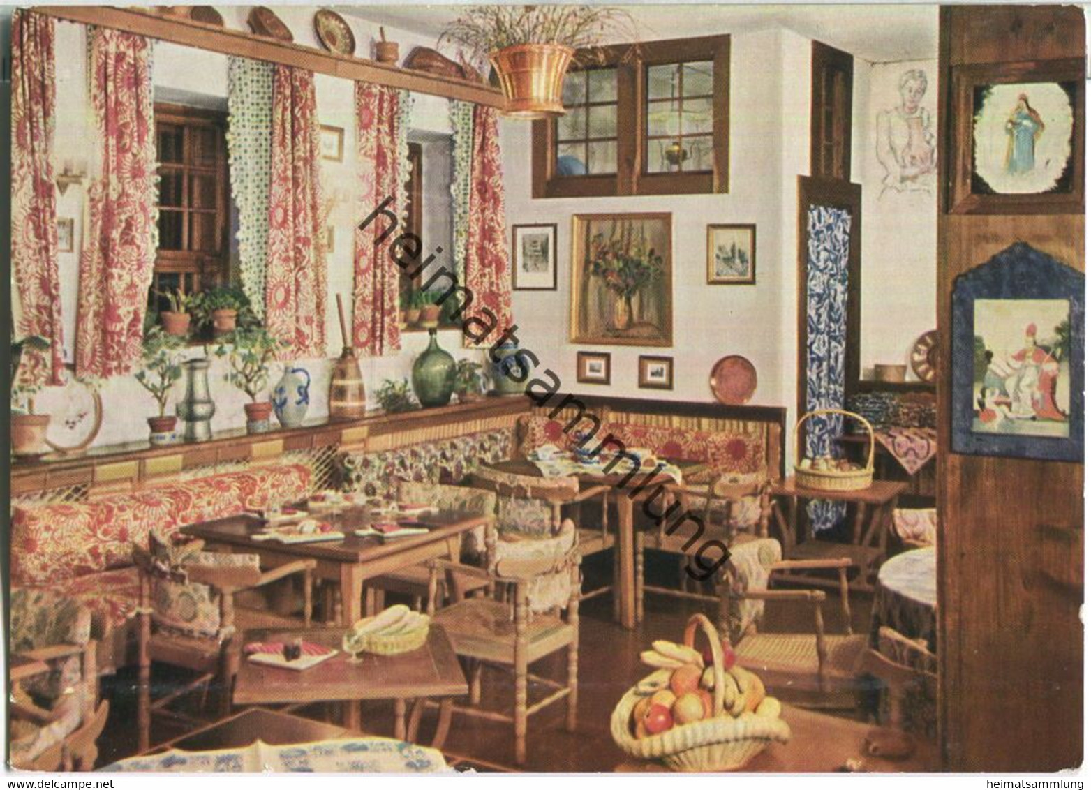 Sasbachwalden - Gasthaus Hohritt - Innenansicht - Verlag Erich Bauer Karlsruhe - Sasbach