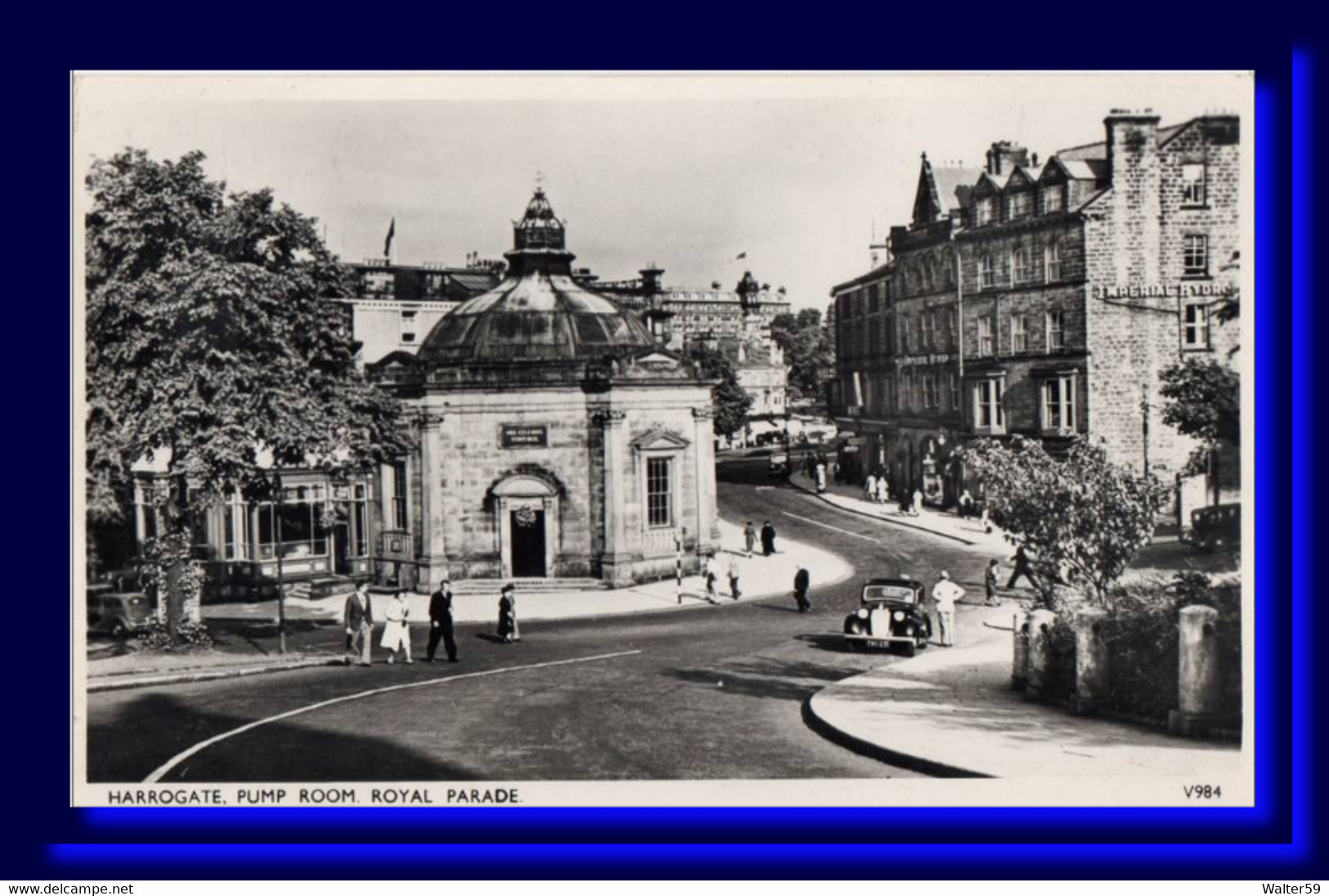 1920 C UK Great Britain Harrogate Pump Room Royal Parade Postcard Unused - Harrogate
