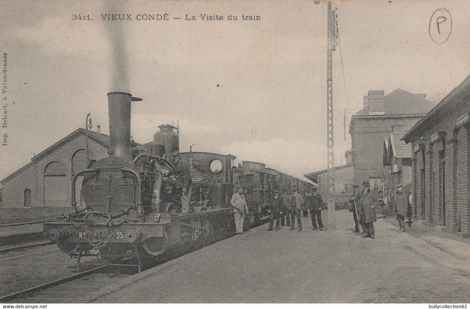 CPA - SELECTION  - VIEUX CONDE - La Visite Du Train - Vieux Conde