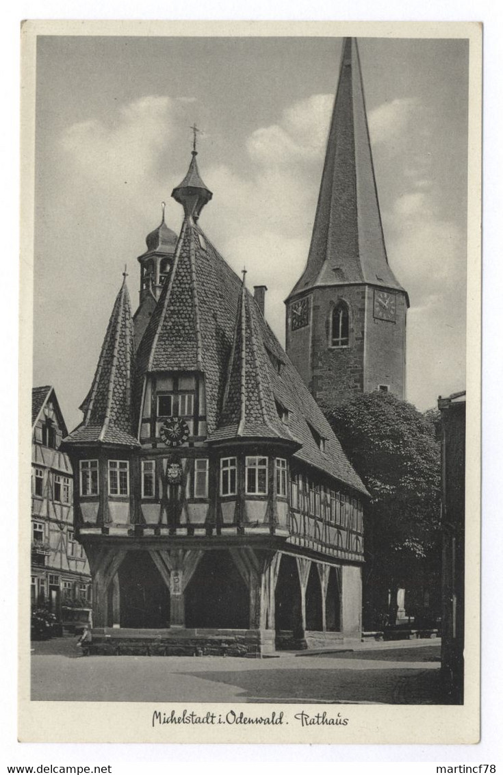 6120 Michelstadt I. Odenwald Rathaus 1937 - Michelstadt