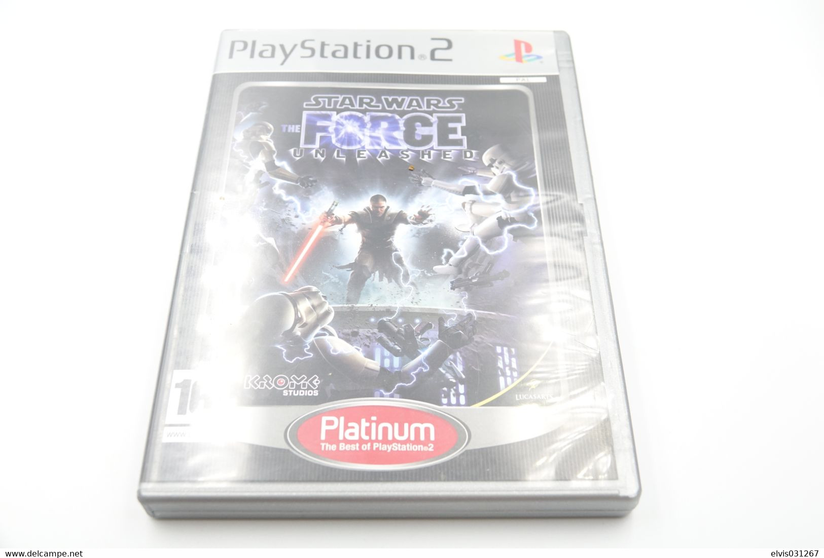 SONY PLAYSTATION TWO 2 PS2 : STAR WARS THE FORCE UNLEASHED - PLATINUM - UBISOFT - Playstation 2