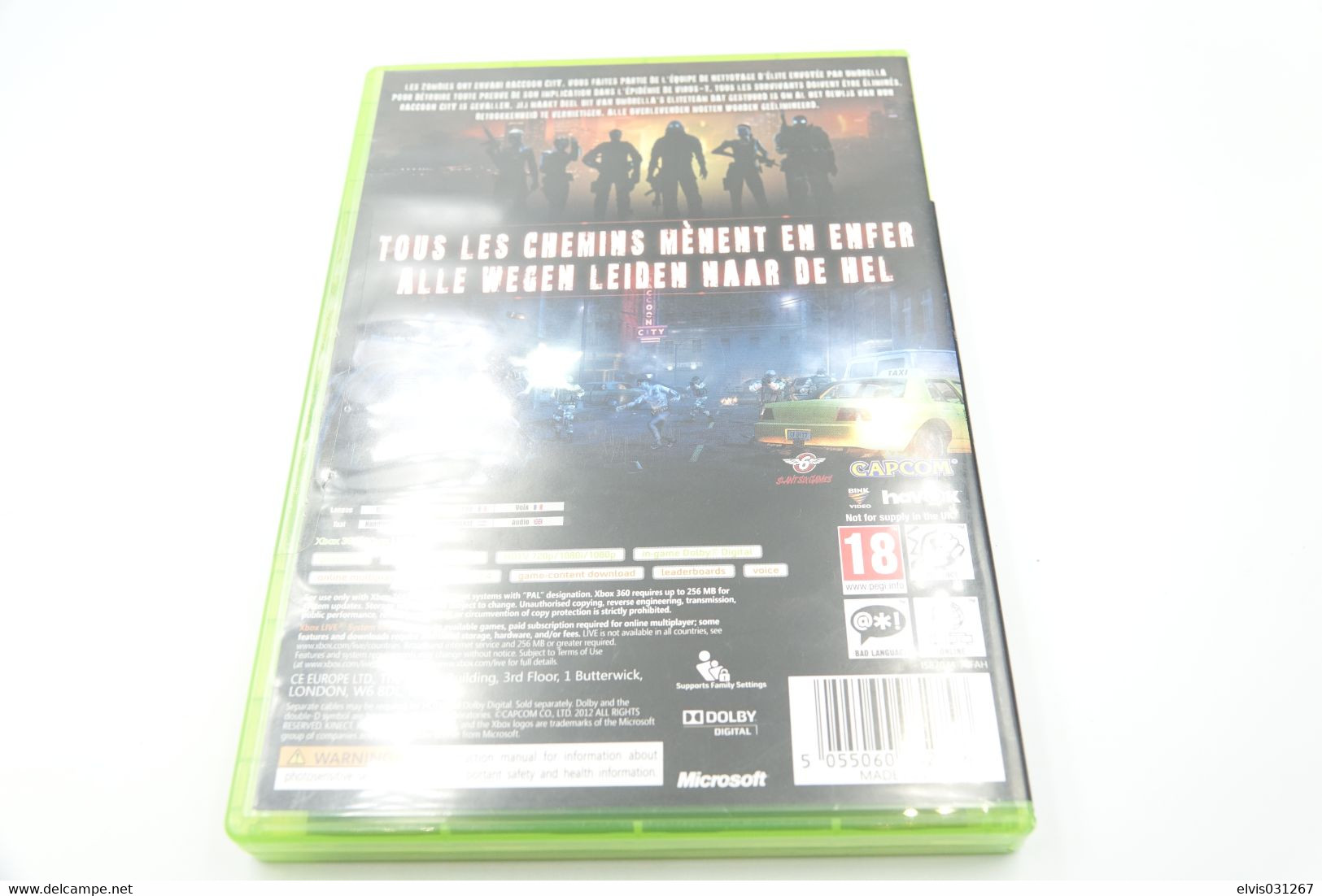 MICROSOFT XBOX 360 : RESIDENT EVIL OPERATION RACCOON CITY - Xbox 360