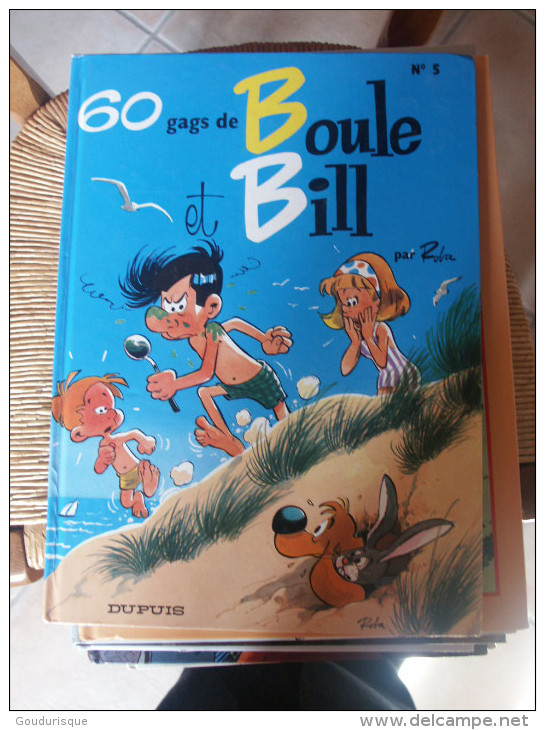 BOULE ET BILL N° 5    60 GAGS DE  BOULE ET BILL    ROBA - Boule Et Bill