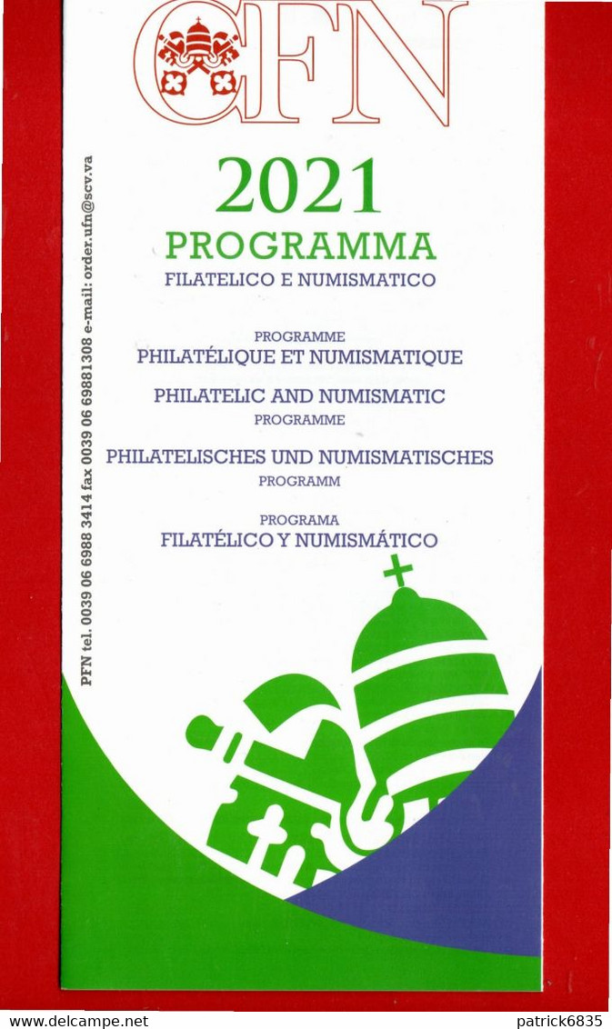 VATICANO - 2021 - Bollettino Ufficiale - Programma Filatelico E Numismatico 2021. - Covers & Documents