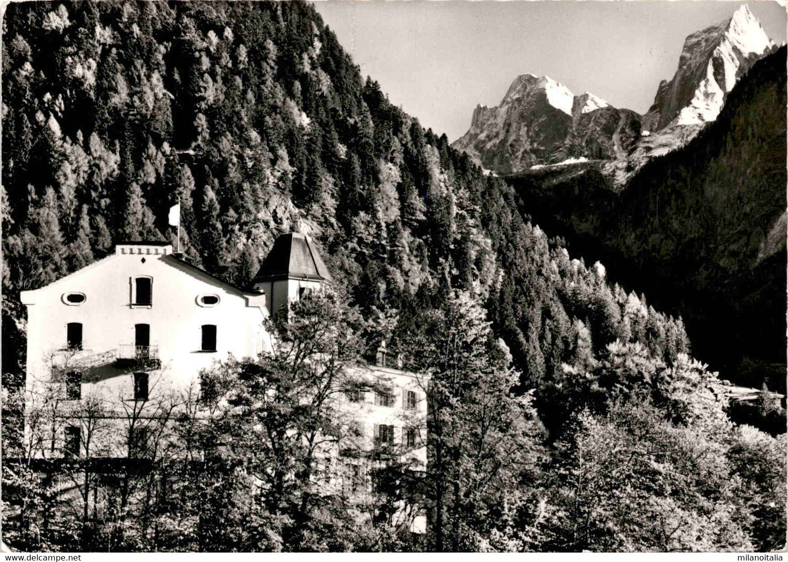 Hotel Bregaglia Promontogno (Bergell) (18-442) * 16. 8. 1960 - Bregaglia