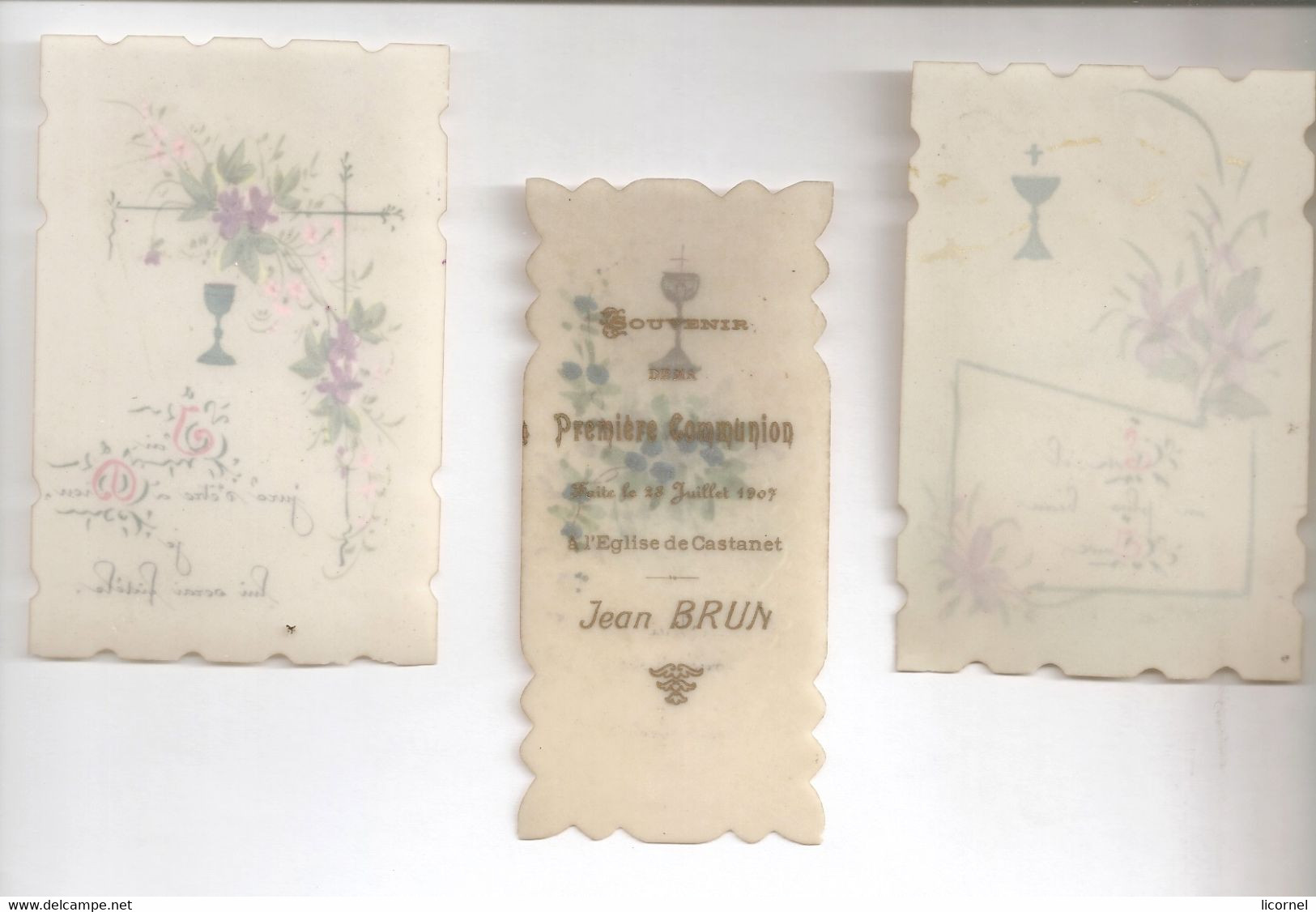 Lot De 3 Cartes Rhodoids - Devotion Images