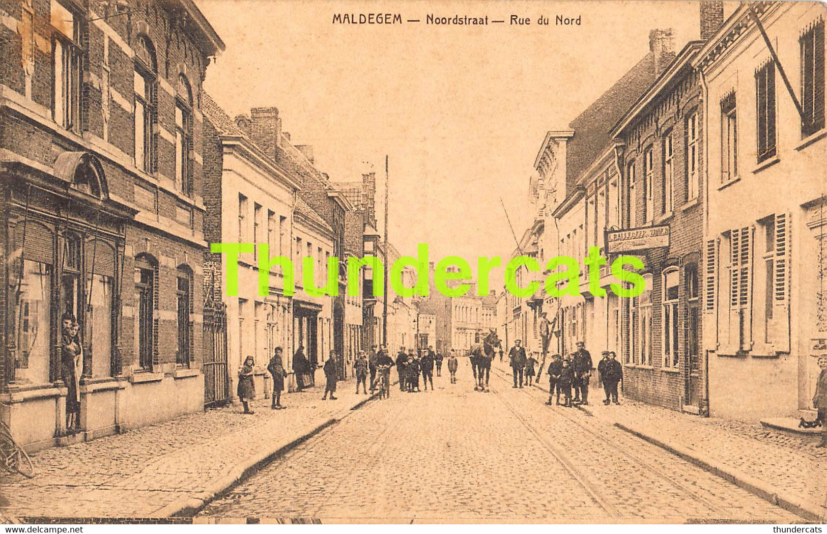 CPA MALDEGEM NOORDSTRAAT RUE DU NORD - Maldegem