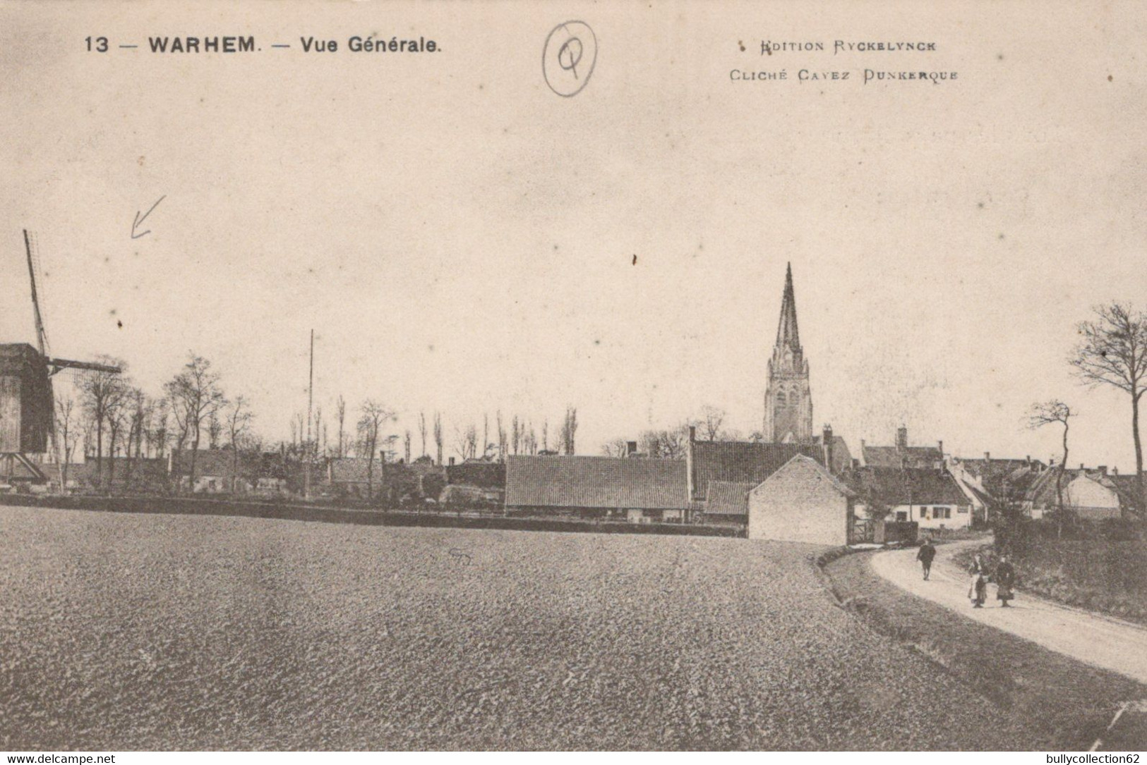 CPA - SELECTION  - WARHEM - Vue Générale (moulin A Vent) - Wormhout