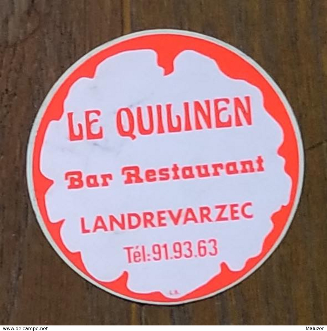 AUTOCOLLANT ROUSSEL - LE QUILINEN - BAR RESTAURANT - LANDREVARZEC - FINISTÈRE BRETAGNE - Autocollants