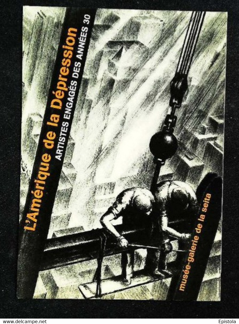 ► Exposition  PARIS  "New Deal Art 1930"  L'Amérique De La Dépression Après Le KRACH Boursier De 1929 - Ausstellungen