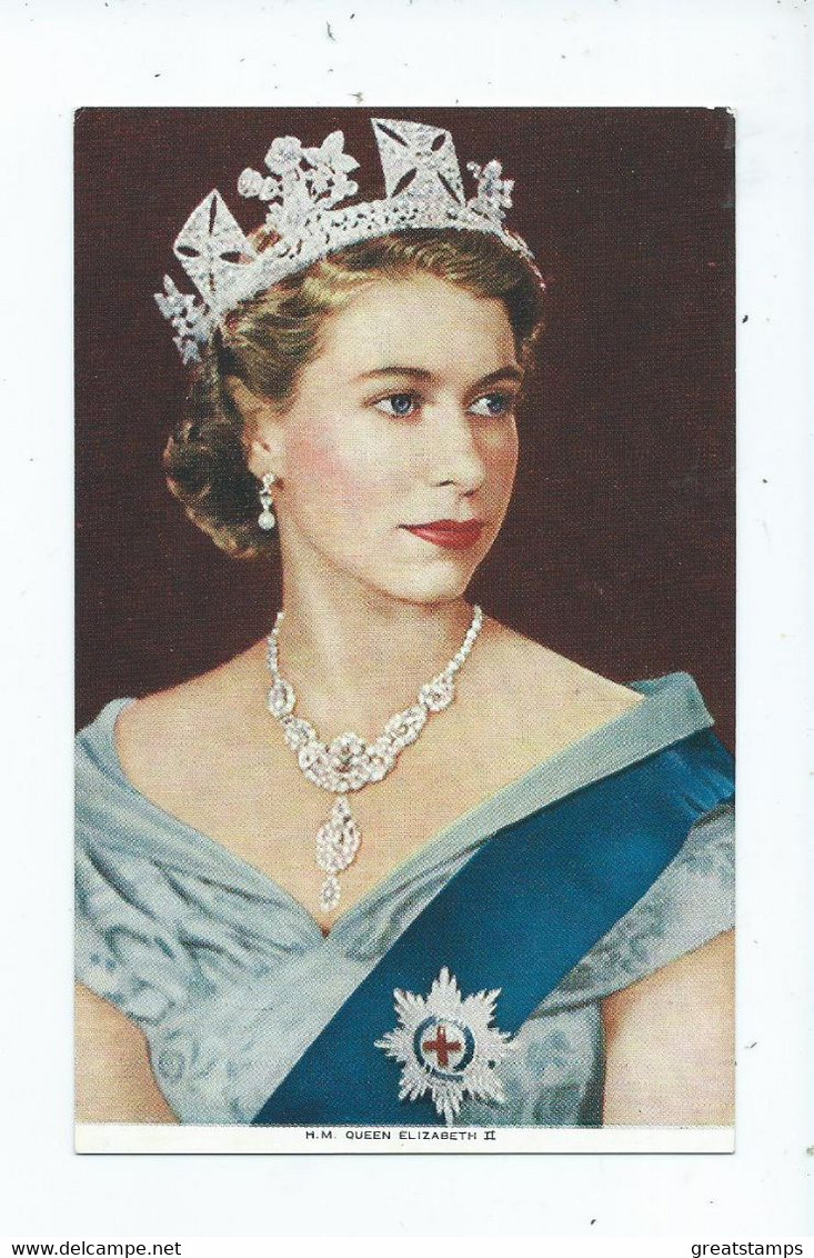 Royalty  Postcard  Queen Elizabeth 2  Unused - Familles Royales