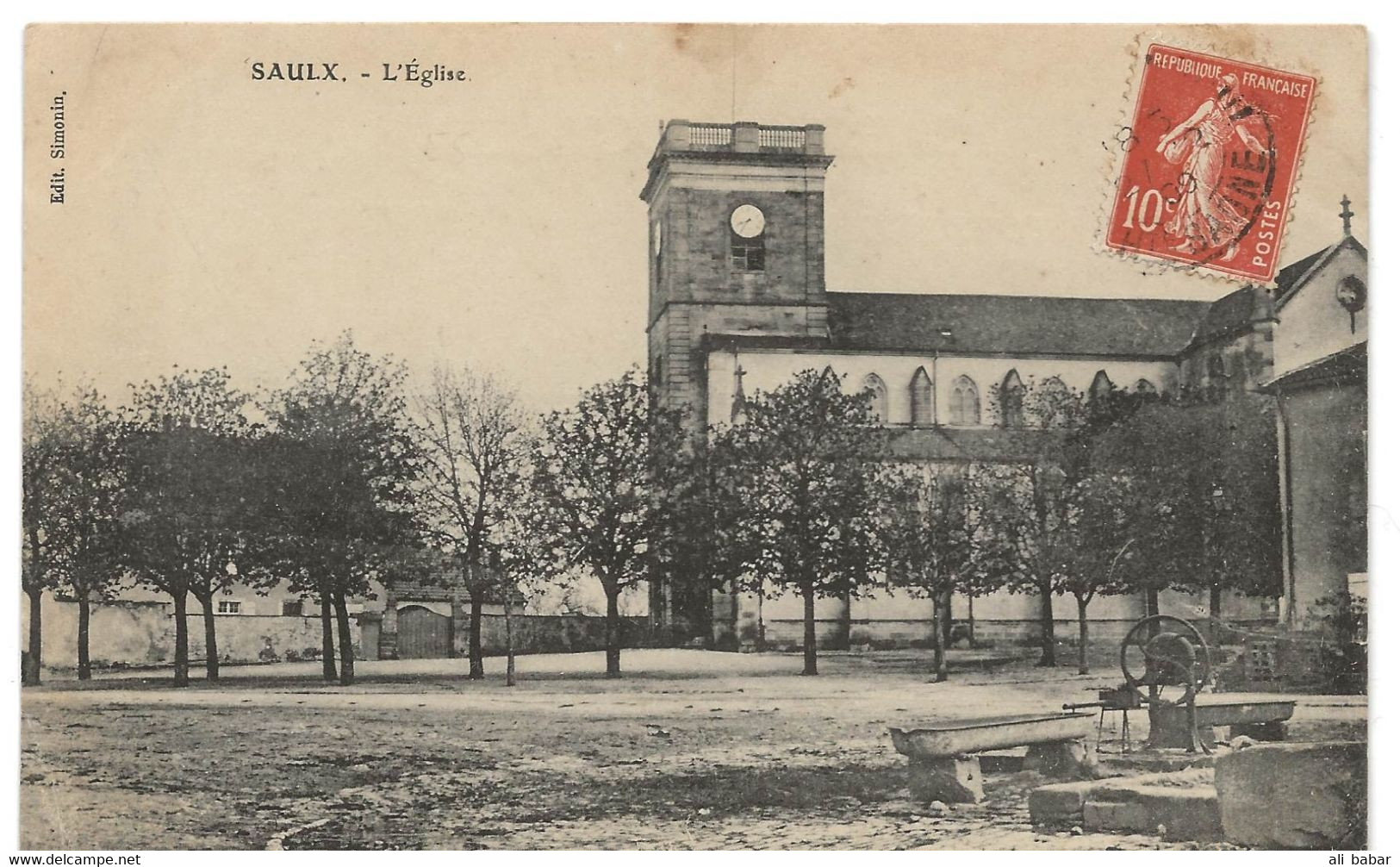 Saulx : L'église (Editeur Simonin) - Andere & Zonder Classificatie