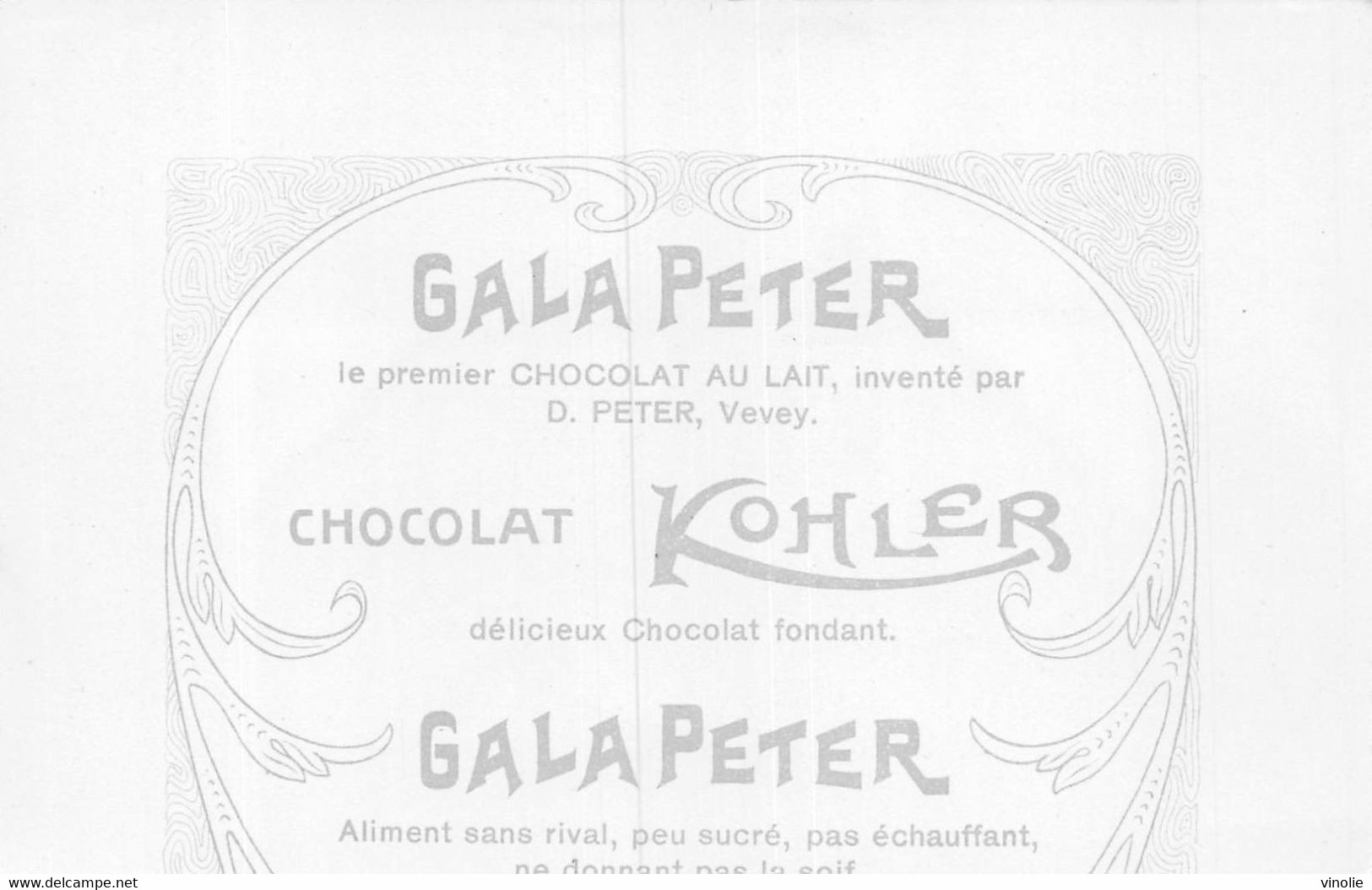 21-7172 : CHATEAU DE LUCENS. GALA PETER. CHOCOLAT KOHLER - Lucens