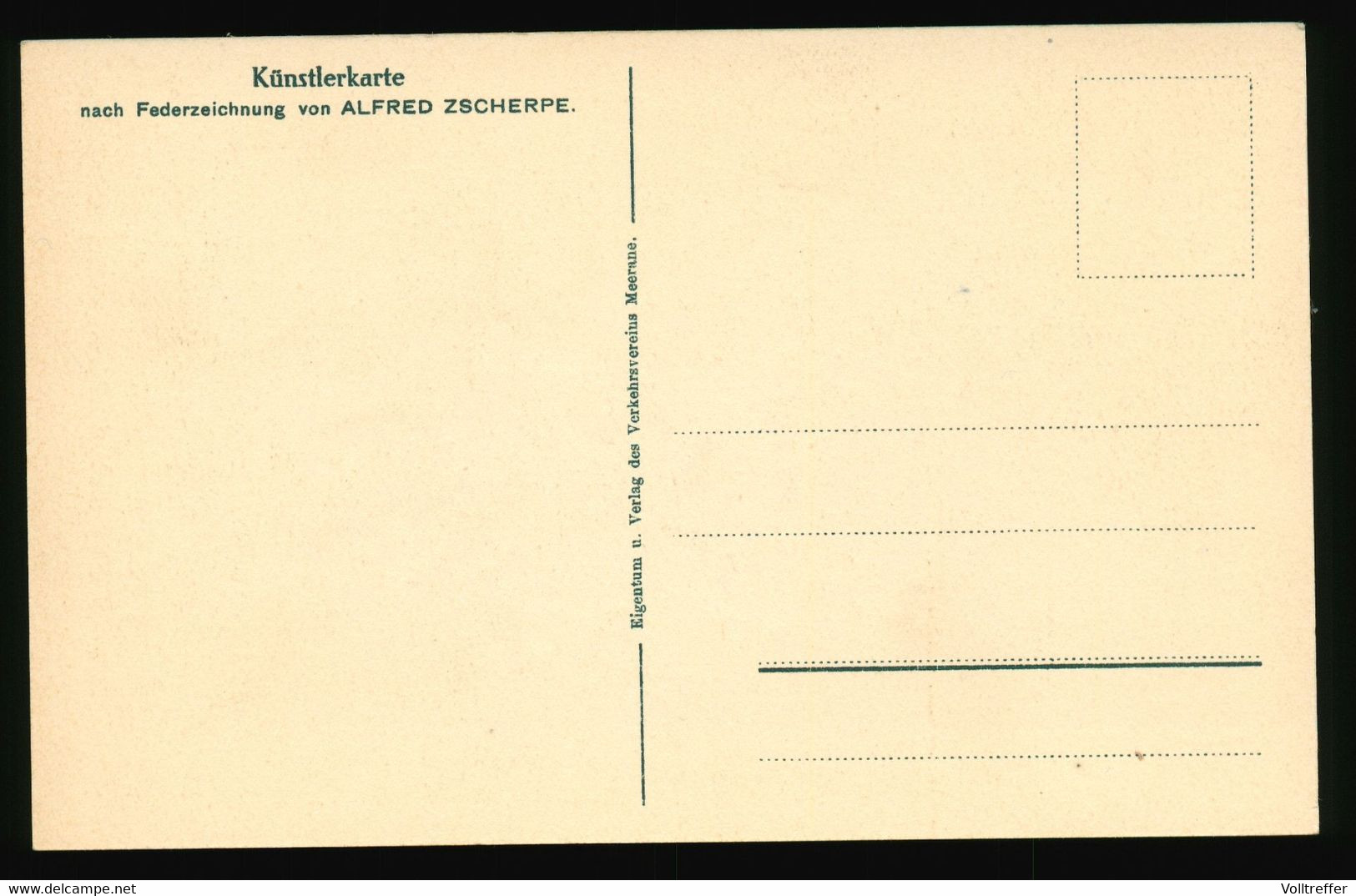 Künstler AK Alt Meerane Federzeichnung Von Alfred Zscherpe - Meerane