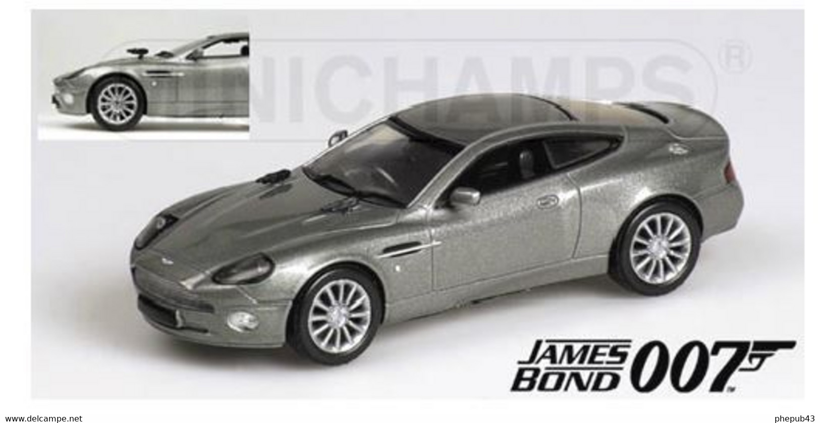 Aston Martin V12 Vanquish - James Bond - Die Another Day - 2002 - Minichamps - Minichamps