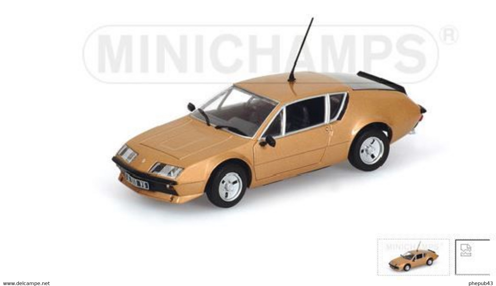 Alpine Renault A310 - 1976 - Copper - Minichamps - Minichamps