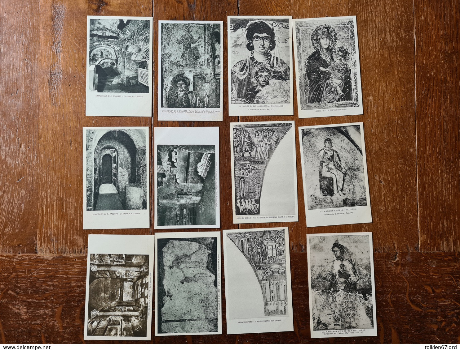 ROMA (Rome) CATACOMBE DI S.CALLISTO (Callixte) Lot De 39 Cartes - Collezioni & Lotti