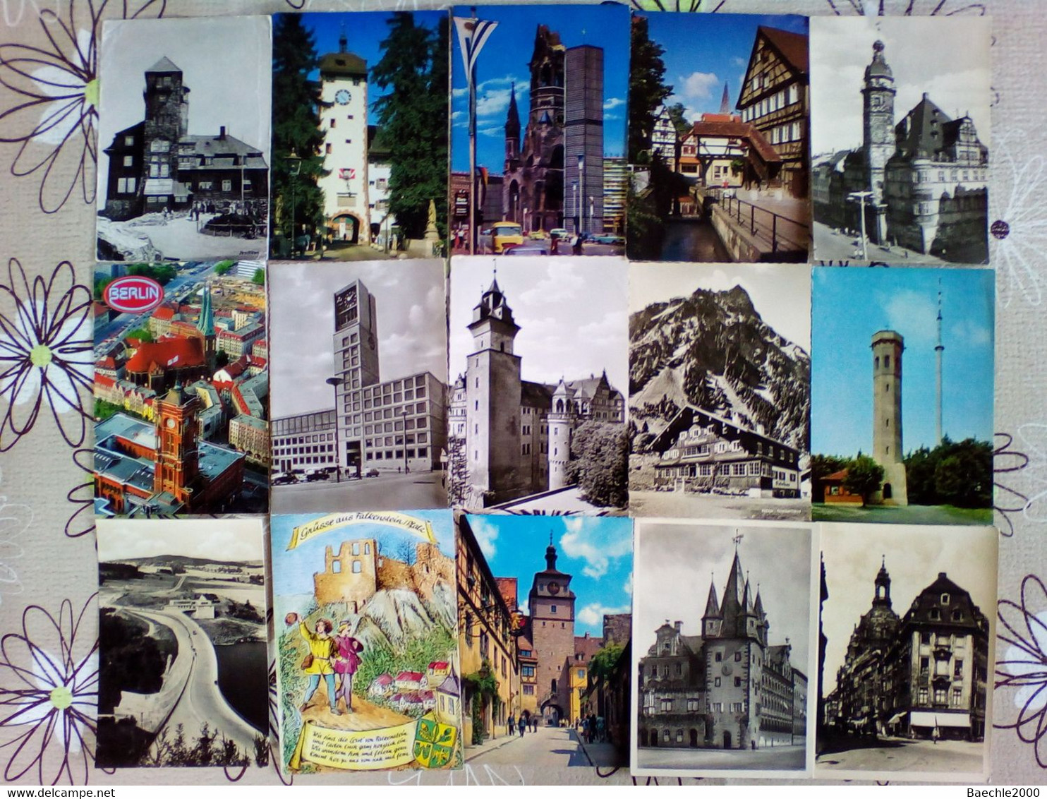 1100 AK Deutschland, Nur Topografie Und Alles Im Format Ca. 10,5 X 15 Cm, Gel/ungel. Ab 1930, Schwerpunkt Nach 1950 - 500 Postcards Min.