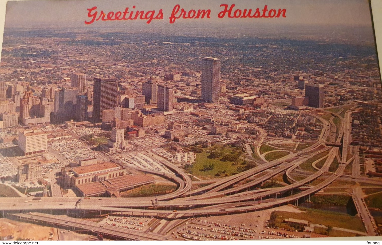 HOUSTON TEXAS FREEWAY INTERCHANGE AT ALLEN THE SPAGHETTI BOWL - Houston