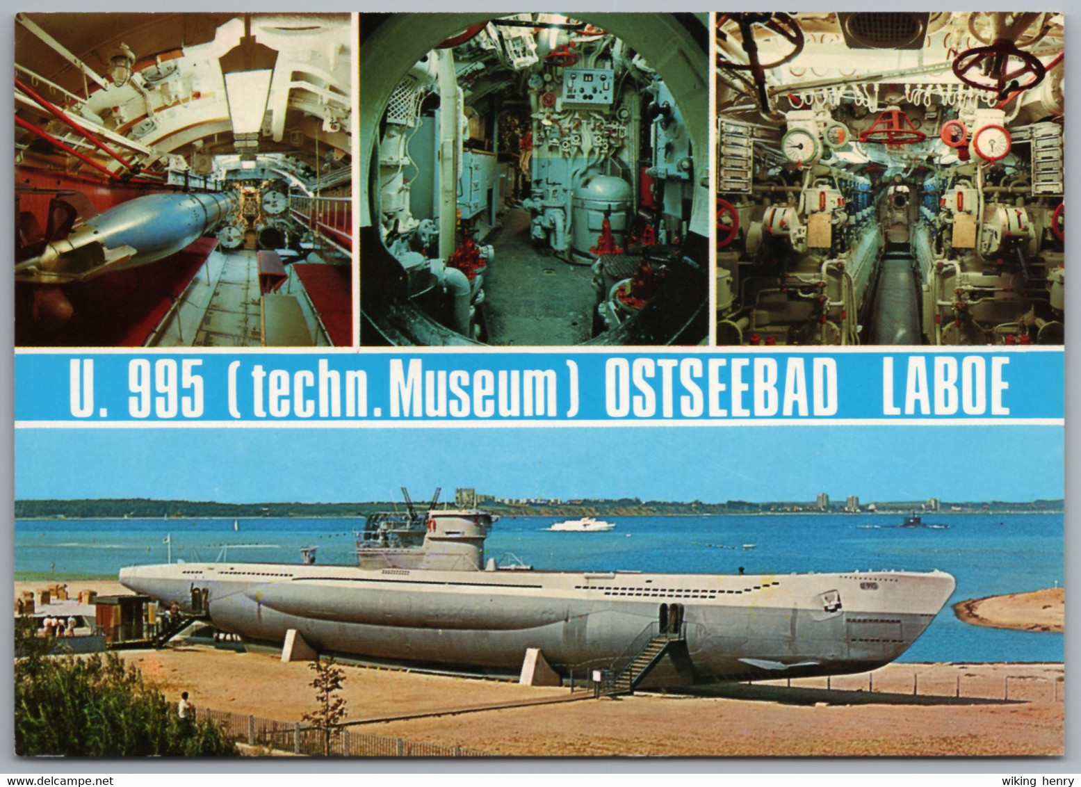 Laboe - Mehrbildkarte 17   Technisches Museum U-Boot U 995 - Laboe