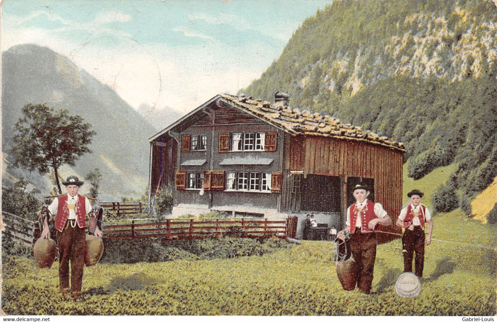 Appenzellerland - Sennen Auf Der Alm  - Appenzell -  Bergbauer - 1902 - Appenzell