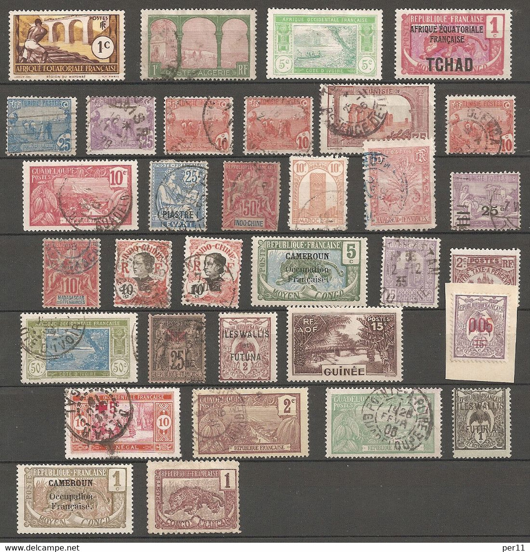 Diff Stamps   Used/gest. &  MH/*   (fr019) - Collections