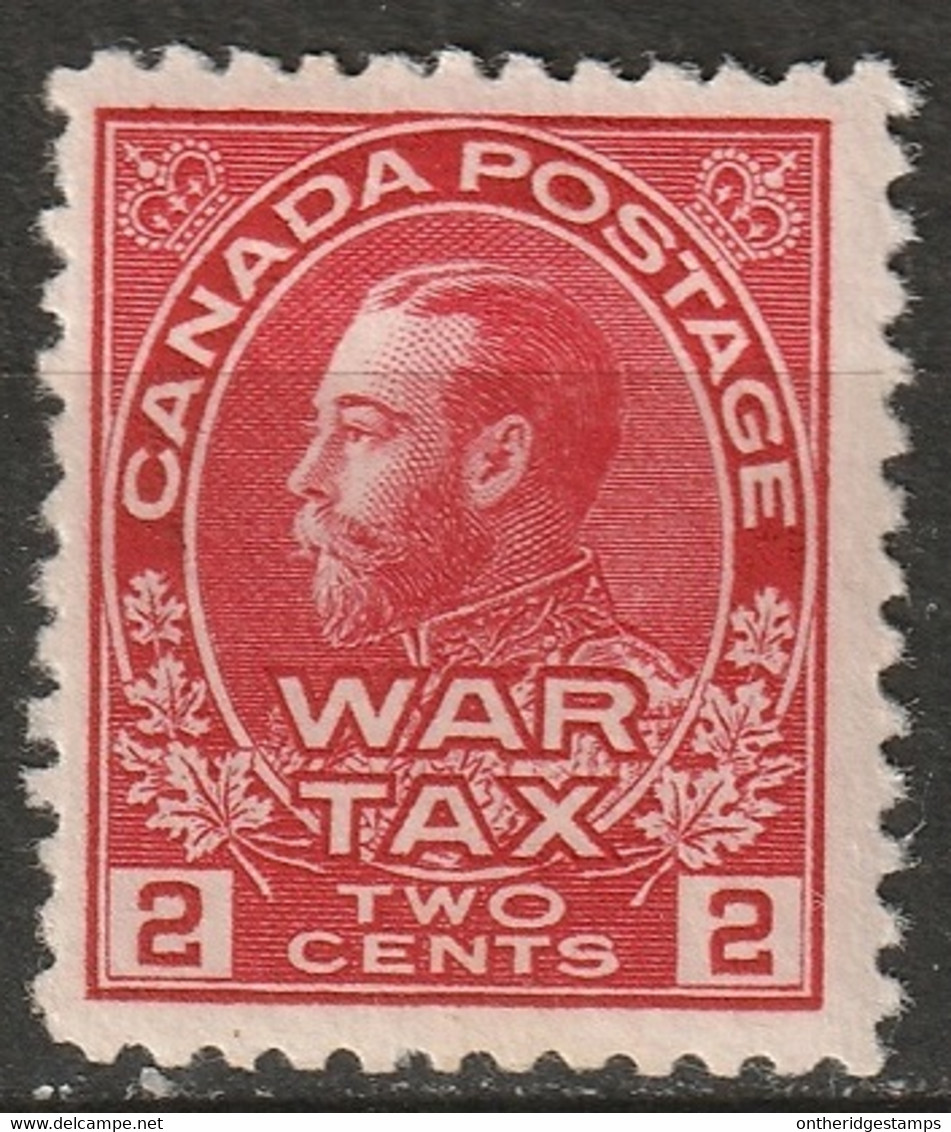 Canada 1915 Sc MR2  War Tax MH* - Impôts De Guerre
