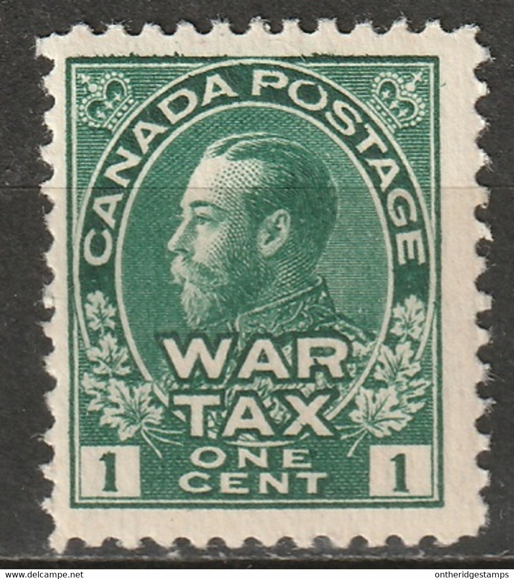 Canada 1915 Sc MR1  War Tax MLH* - Impôts De Guerre