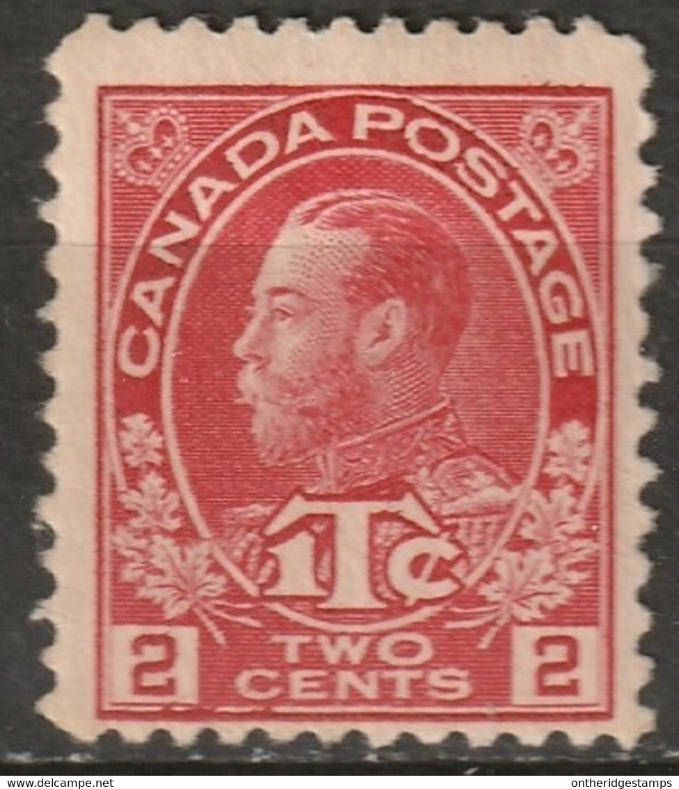 Canada 1916 Sc MR3  War Tax MH* Die I - Impôts De Guerre