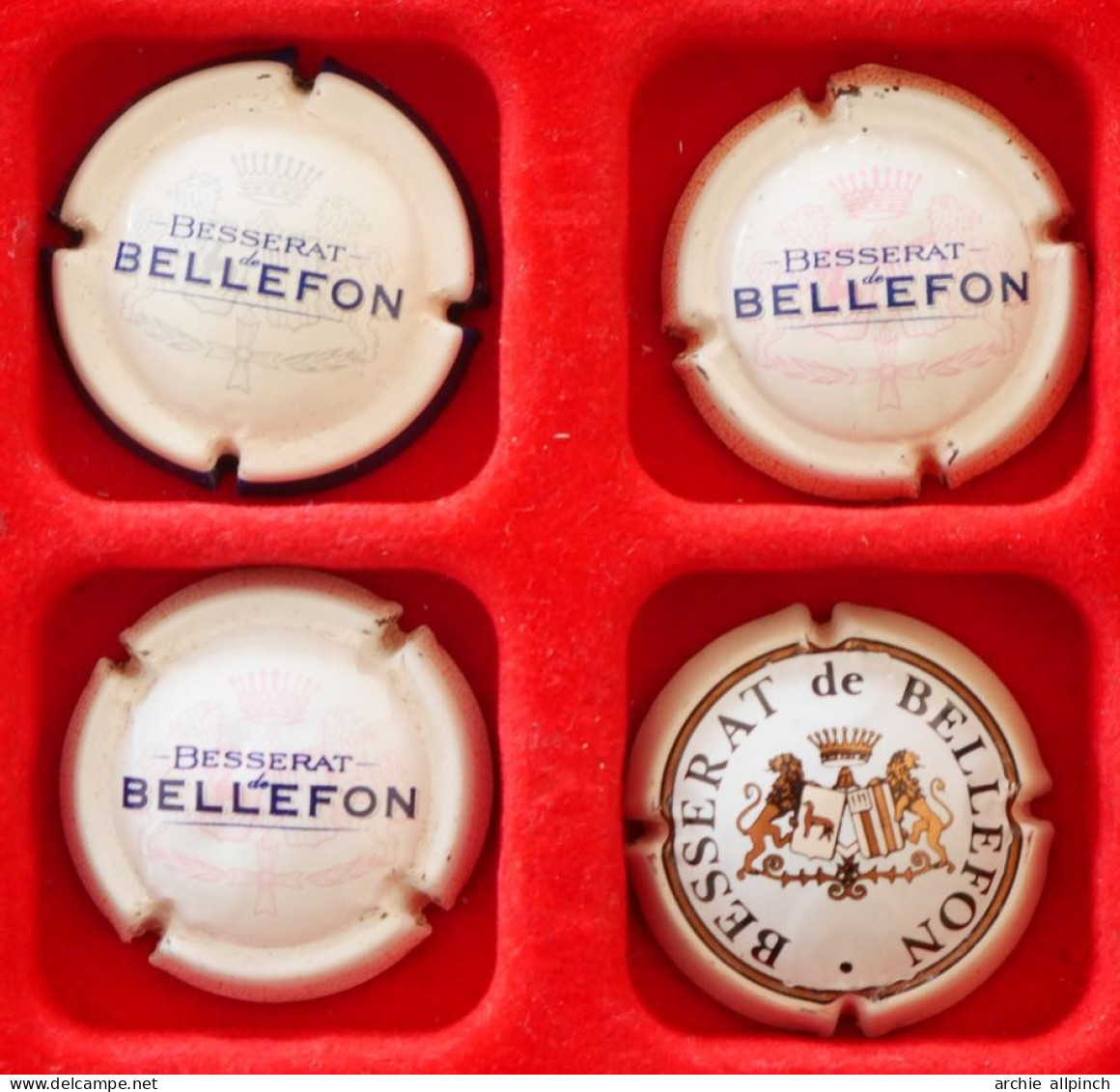 Série De Plaques De Muselet Champagne / Besserat De Bellefon - Besserat De Bellefon