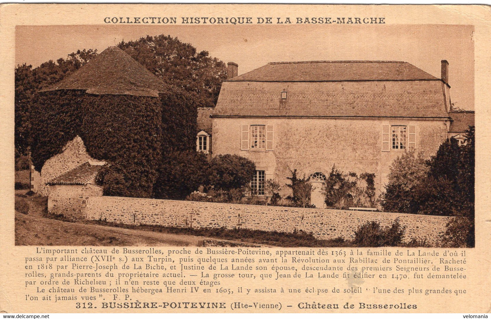 S5636 Cpa 87 Bussière Poitevine - Château De Busserolles - Bussiere Poitevine