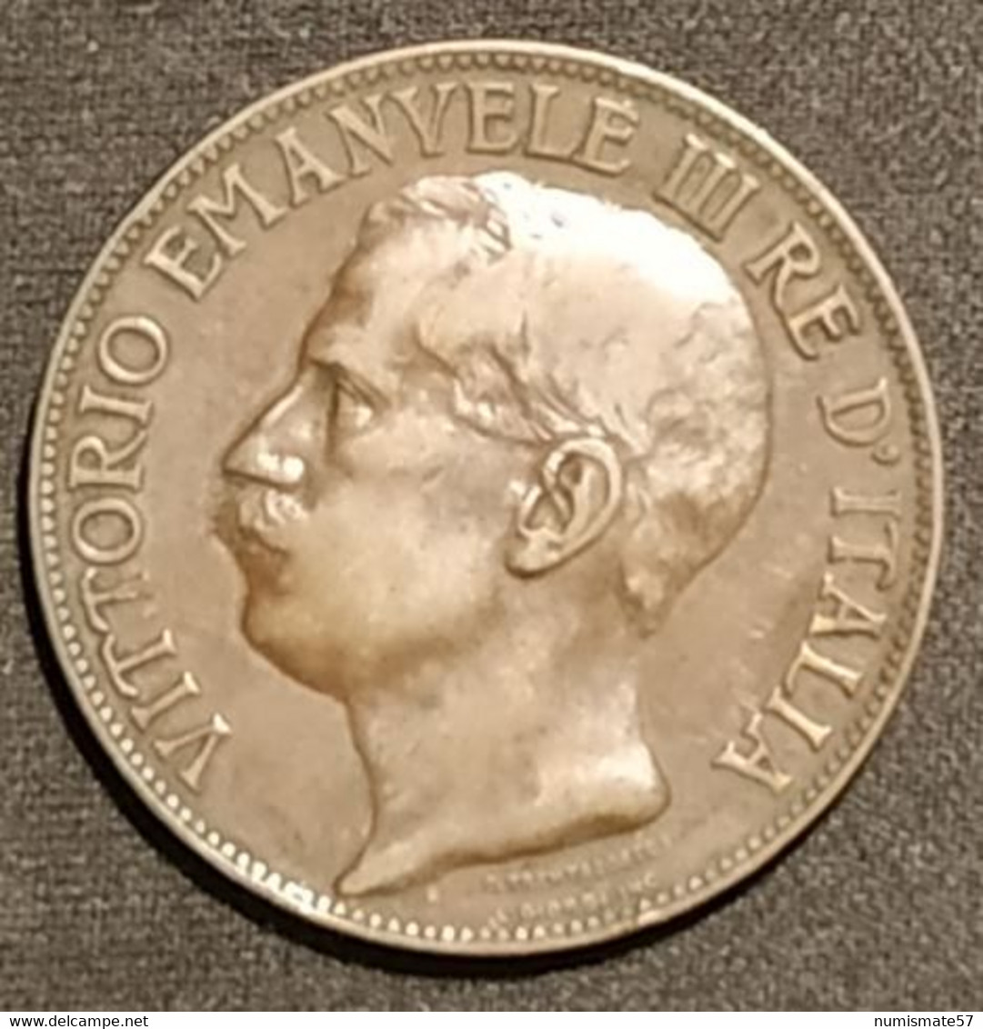 Pas Courant - ITALIE - ITALIA - 10 CENTESIMI 1911 - Victor-Emmanuel III - KM 51 - 1900-1946 : Vittorio Emanuele III & Umberto II