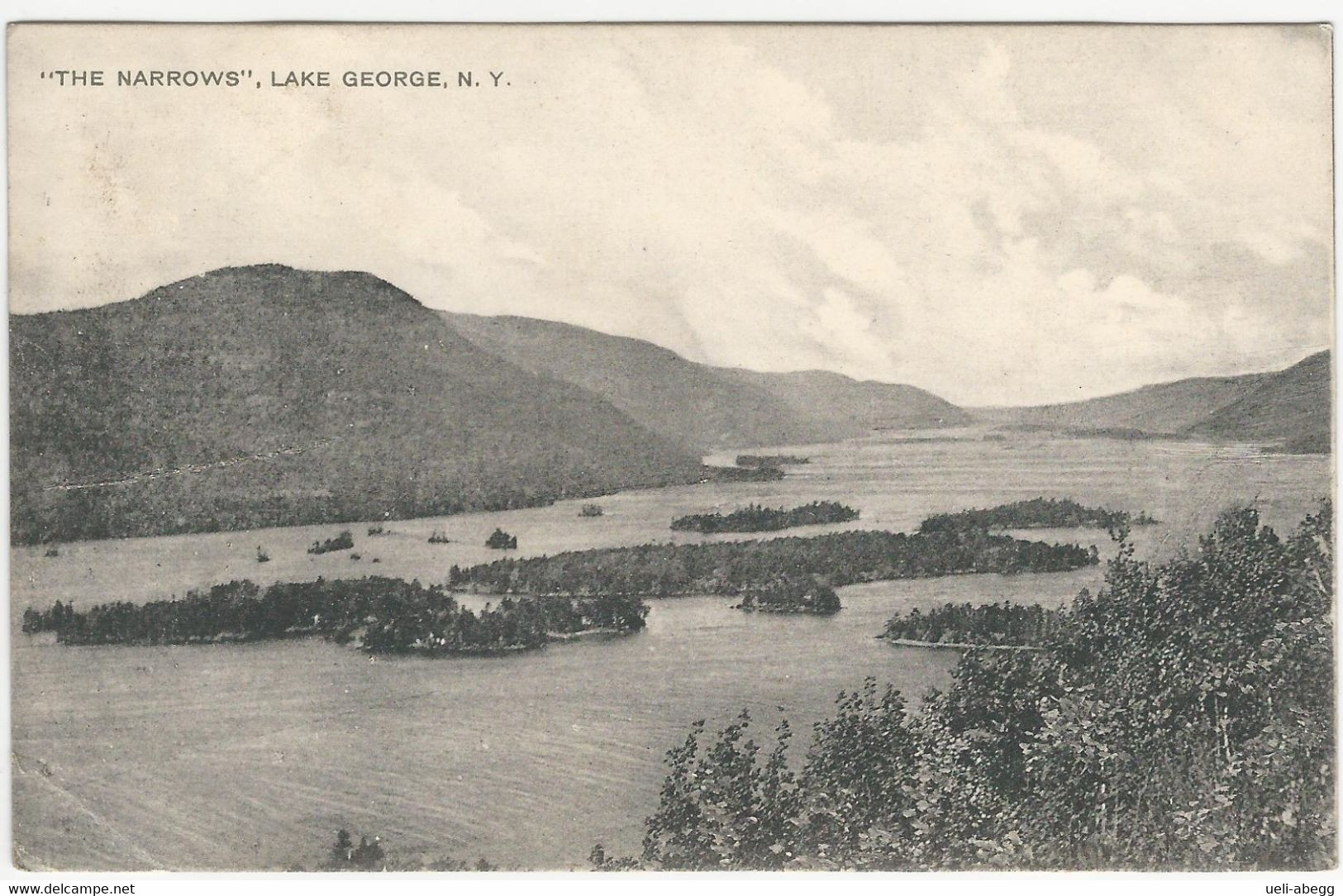 Lake George, The Narrows, Used 1909 To Switzerland - Lake George