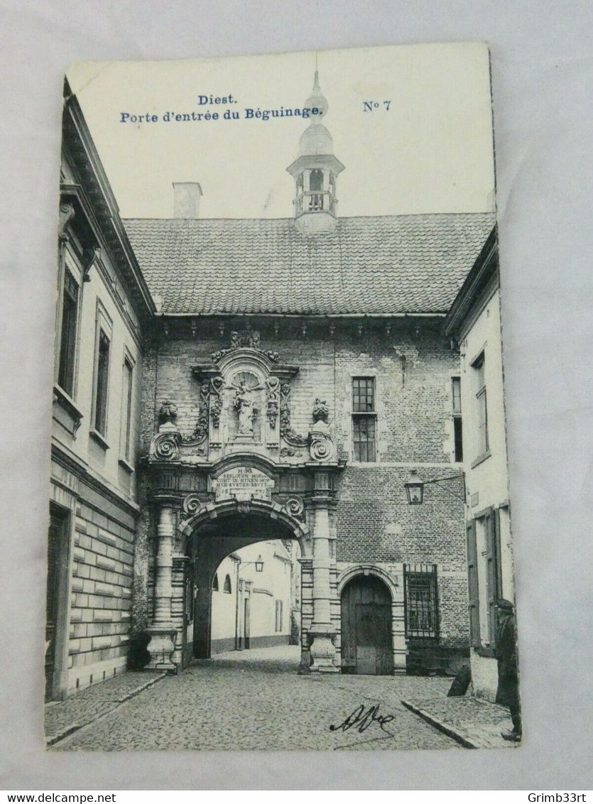 Diest - Porte D'entrée Du Béguinage - Postkaart - Diest